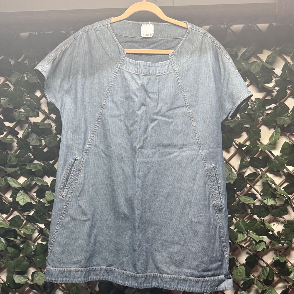 Casual Denim Blue Dress